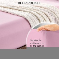 Freshculture King Fitted Sheet Only Hotel Quality Fitted Sheet King Size Ultra Soft Breathable Brushed Microfiber Deep