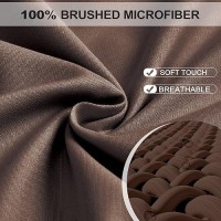 Freshculture Twin Fitted Sheet Only Hotel Quality Fitted Sheet Twin Size Ultra Soft Breathable Brushed Microfiber Deep