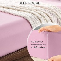 Freshculture Full Fitted Sheet Only Hotel Quality Fitted Sheet Full Size Ultra Soft Breathable Brushed Microfiber Deep