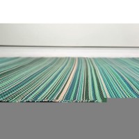 Rugshop Contemporary Stripe Reversible Creasefree Waterproof Premium Recycled Plastic Outdoor Rugs For Patio Backyard Rv Deck P