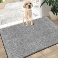 Hebe Indoor Outdoor Doormat 32X48 Soft Absorbent Inside Door Mat Front Doormats Low Profile Entryway Mats For Dogs Entrance