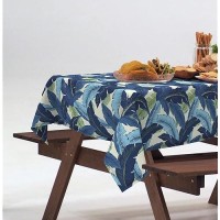 Dytxiii Outdoor Tablecloth With Umbrella Hole And Zipper Rectangle 60 X 84 Springsummer Floral Picnic Table Cover Waterpro