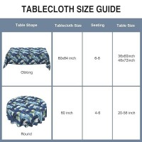 Dytxiii Outdoor Tablecloth With Umbrella Hole And Zipper Rectangle 60 X 84 Springsummer Floral Picnic Table Cover Waterpro