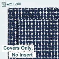 Dytxiii Outdoor Waterproof Pillow Covers Only Square Decorative Double Printed Pillow Cases For Patio Couch Porch Chairs Pack O