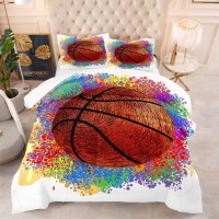 Tailor Shop Twin Size Comforter Set Basketball Bedding Set For Boys Kids Teens Sports Kids Basketball Comforter Sets With 1 Pill