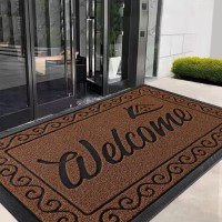 Yimobra Welcome Mat Heavy Duty Durable Door Mats For Home Entrance Outdoor Indoor Front Doormat For Outside Patio Floor Entry