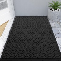 Yimobra Front Door Mat Allseason Heavy Duty Durable Door Mat For Home Entrance Garage And Garden Entryway Floor Mat Non Slip