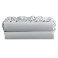 Freshculture Full Fitted Sheet Only 2 Pack - Hotel Quality Fitted Sheet Full Size - Ultra Soft & Breathable - Brushed Microfiber - Deep Pocket - Cooling Fitted Sheets For Full Size Bed (Light Grey)