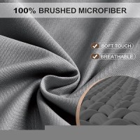 Freshculture Full Fitted Sheet Only 2 Pack Hotel Quality Fitted Sheet Full Size Ultra Soft Breathable Brushed Microfiber