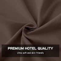 Freshculture Twin Flat Sheet - Hotel Quality Twin Flat Sheet Only - Brushed Microfiber Top Sheet - Ultra Soft & Breathable - Wrinkle-Free - Easy Care - Single Flat Sheet (Twin  Brown)