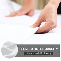 Freshculture Twin Xl Flat Sheet - Hotel Quality Twin Xl Flat Sheet Only - Brushed Microfiber Top Sheet - Ultra Soft & Breathable - Wrinkle-Free - Easy Care - Single Flat Sheet (Twin Xl  White)