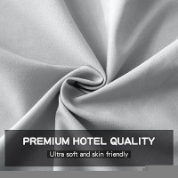 Freshculture Twin Flat Sheet - Hotel Quality Twin Flat Sheet Only - Brushed Microfiber Top Sheet - Ultra Soft & Breathable - Wrinkle-Free - Easy Care - Single Flat Sheet (Twin  Light Grey)