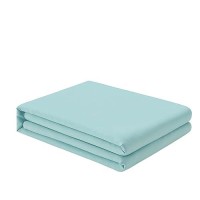 Freshculture Full Flat Sheet - Hotel Quality Full Flat Sheet Only - Brushed Microfiber Top Sheet - Ultra Soft & Breathable - Wrinkle-Free - Easy Care - Single Flat Sheet (Full  Spa Blue)