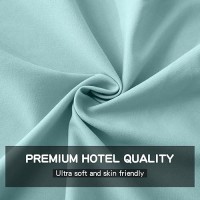 Freshculture Full Flat Sheet - Hotel Quality Full Flat Sheet Only - Brushed Microfiber Top Sheet - Ultra Soft & Breathable - Wrinkle-Free - Easy Care - Single Flat Sheet (Full  Spa Blue)