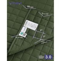 Ynm Exclusive Cooling Weighted Blanket Smallest Compartments Cooling Nylonpe With Premium Glass Beads Grey Quill 60X80