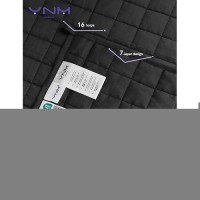 Ynm Exclusive Weighted Blanket Smallest Compartments With Glass Beads Bed Blanket For Two Persons Of 110190Lbs Ideal For Que