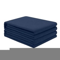 Freshculture King Flat Sheets Only 2 Pack - Hotel Quality Flat Bed Sheets - Brushed Microfiber - Ultra Soft & Breathable - Wrinkle-Free - Easy Care - Flat Sheets Only King Size (Navy Blue)