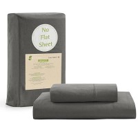 Lane Linen Twin Xl Fitted Sheet 100 Organic Cotton 2Piece Set 1 Fitted Sheet 1 Pillowcase Percale Weave Soft Breathable