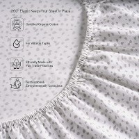 Lane Linen Twin Xl Fitted Sheet 100 Organic Cotton 2Piece Set 1 Fitted Sheet 1 Pillowcase Percale Weave Soft Breathable