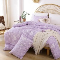 Janzaa King Size Comforter Set Floral King Comforter Set King Size Comforter For All Seasons 3 Pieces 1 Comforter 90X104