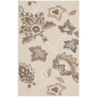 Nourison Aloha Indooroutdoor Beige 28 X 4 Area Rug Easy Cleaning Non Shedding Bed Room Living Room Dining Room Backya