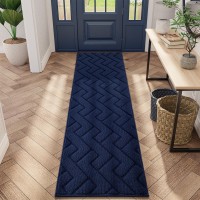 Hicorfe Indoor Doormat Front Back Door Mat Rubber Backing Non Slip Door Mats 20X59 Absorbent Resist Dirt Entrance Doormat In