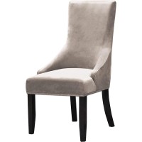 Gsgc Chair Cover Chair Slipcover Dining Bench Cover Velvet Stretch Wingback Chair Covers Washable Slipcover Armchair Protector High-Back Chair Set For Kitchen Home Hotel Dining Party Banquet