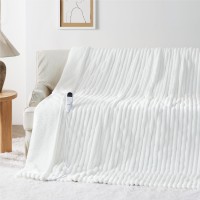 Bedsure Electric Blanket Twin Thick Striped Flannel Electric Blanket Heating Blanket With 10 Time Settings 6 Heat Settings