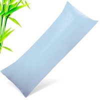 Body Cooling Pillow Cases Cover Bamboo Rayon Body Pillowcases With Zipper Closure Cool Breathable Pillow Case For Hot Sleepe