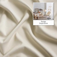 Dualife Cream Beige Grommet Room Darkening Curtains 60 X 96 Inches  2 Panels