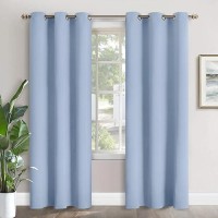 Youngstex Blackout Curtains For Bedroom Thermal Insulated With Grommet Top Room Darkening Window Curtains For Living Room 2 P