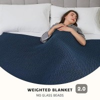 Lagraty Knitted Weighted Blanket 48X72 20Lbs Cooling Chunky Knit Heavy Blanket For Adults Braided Crochet Throw Thick Cab