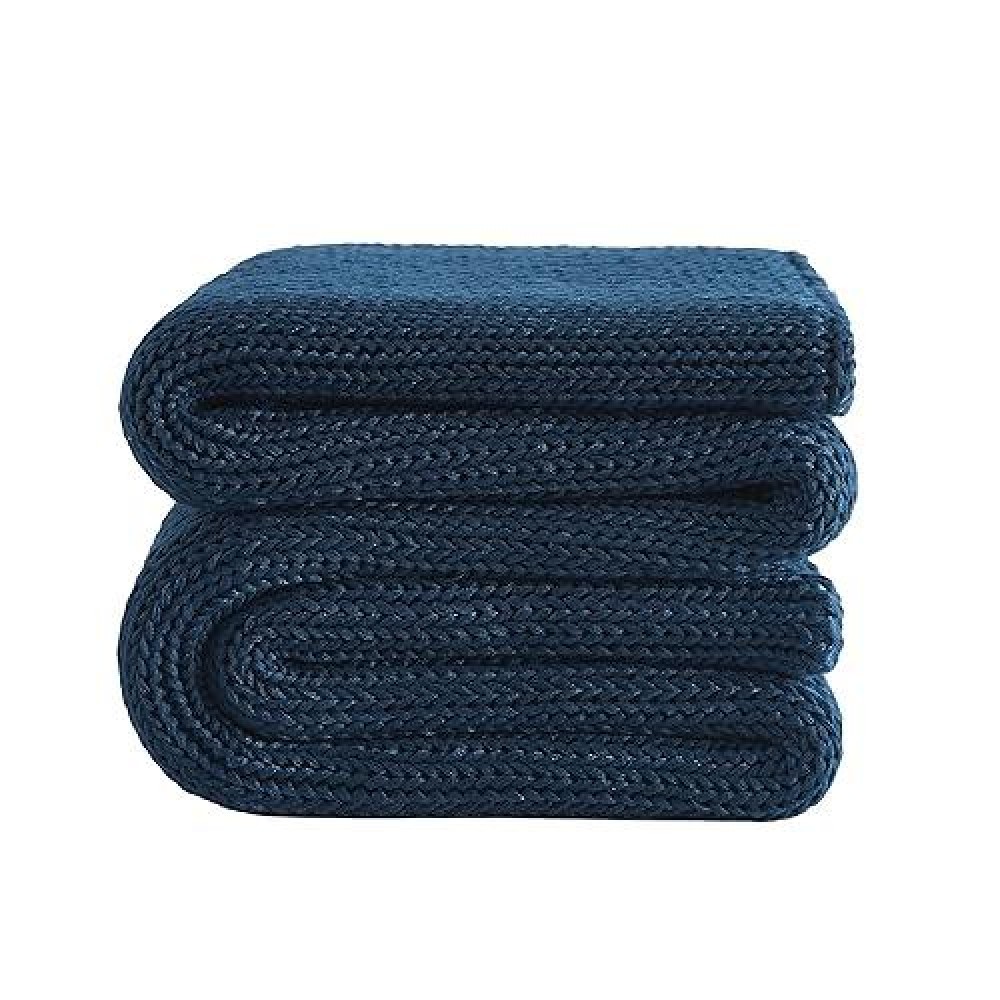 Lagraty Knitted Weighted Blanket 48X72 15Lbs Cooling Chunky Knit Heavy Blanket For Adults Braided Crochet Throw Thick Cab