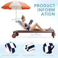 Fumete 2 Packs Pool Lounge Chair Cover 30 X 85 Inch Patio Chaise Lounge Covers Microfiber Beach Chair Towel Portable Stripe Chai