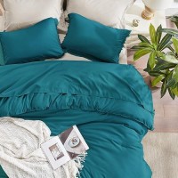 Andency Turquoise Comforter California King Size  3 Pieces Cal King Boho Teal Lightweight Bedding Comforter Sets  Soft Fluffy Bed Set (104X96In Comforter & 2 Pillowcases)