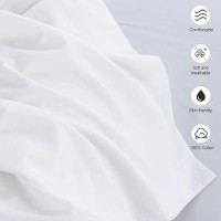 Moomee Bedding Pillowcases Pack Of 2 100 Washed Cotton Linen Like Textured Breathable Durable Soft Comfy Off White Queen