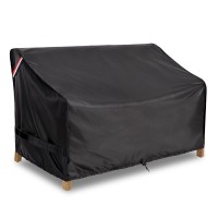 Kylinlucky Outdoor Furniture Covers Waterproof, Patio Sofa Cover Fits Up To 58W X 32.5D X 31H Inches Black