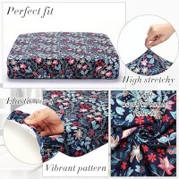 Newwiee 8Pcs Patio Stretch Sofa Cushion Cover Outdoor Cushion Cover Replacement Patio Furniture Cushions Couch Slipcovers Chair Seat Cover Soft Flexibility Protector(Retro Color  Paisley)