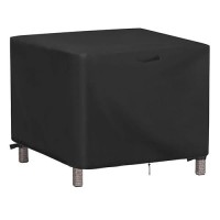 Jungda Outdoor Square Coffee Table Cover 36 Inch Waterproof Patio Table Cover Heavy Duty Outdoor Ottoman Covers Furniture Cover