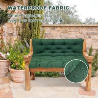 Swing Replacement Cushions, Waterproof Bench Cushion With Backrest, Thicken 4