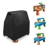 Akefit Kids Water Table Cover ,Kids Sand And Water Table Toys Covers Waterproof ,Outdoor Water Play Table Cover Fit Step2 Rain Showers Splash Pond Water Table(Only Cover) (Black 41