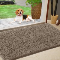 Im Home Durable Chenille Absorbent Outdoor Doormat 36 X 60 Muddy Washable Door Mats For Dog Non Slip Indoor Doormat Front I