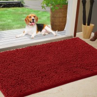 Im Home Durable Chenille Absorbent Outdoor Doormat 30 X 48 Muddy Washable Door Mats For Dog Non Slip Indoor Doormat Front I