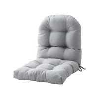 Filuxe Chair Pads Seatback Patio Cushions Waterproof Solid Tufted Pillow Indooroutdoor Pads With Ties Faderesistant Se