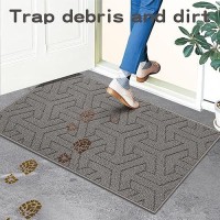 Villsure Door Mat Front Doormats Nonslip Entryway Mats Resist Dirt Washable Low Pile Floor Door Mats For Home Entrance Ins