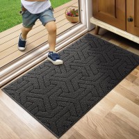 Villsure Door Mat Outdoor Nonslip Welcome Mat Indoor Resist Dirt Entry Mat Low Profile Floor Mats Washable Doormats For Out