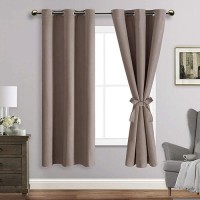 Jiuzhen Tan Blackout Curtains For Bedroom Light Blocking And Noise Reducing Grommet Curtains For Living Room Darkening Curtain