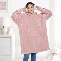 Waitu Wearable Blanket For Kids Wearable Blanket Hoodie For Teens Girls Boys Warm Blanket Sweatshirt Gift For Teenage Hoodie