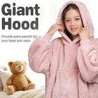 Waitu Wearable Blanket For Kids Wearable Blanket Hoodie For Teens Girls Boys Warm Blanket Sweatshirt Gift For Teenage Hoodie