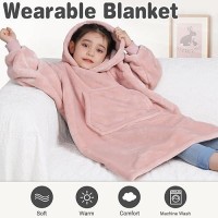 Waitu Wearable Blanket For Kids Wearable Blanket Hoodie For Teens Girls Boys Warm Blanket Sweatshirt Gift For Teenage Hoodie